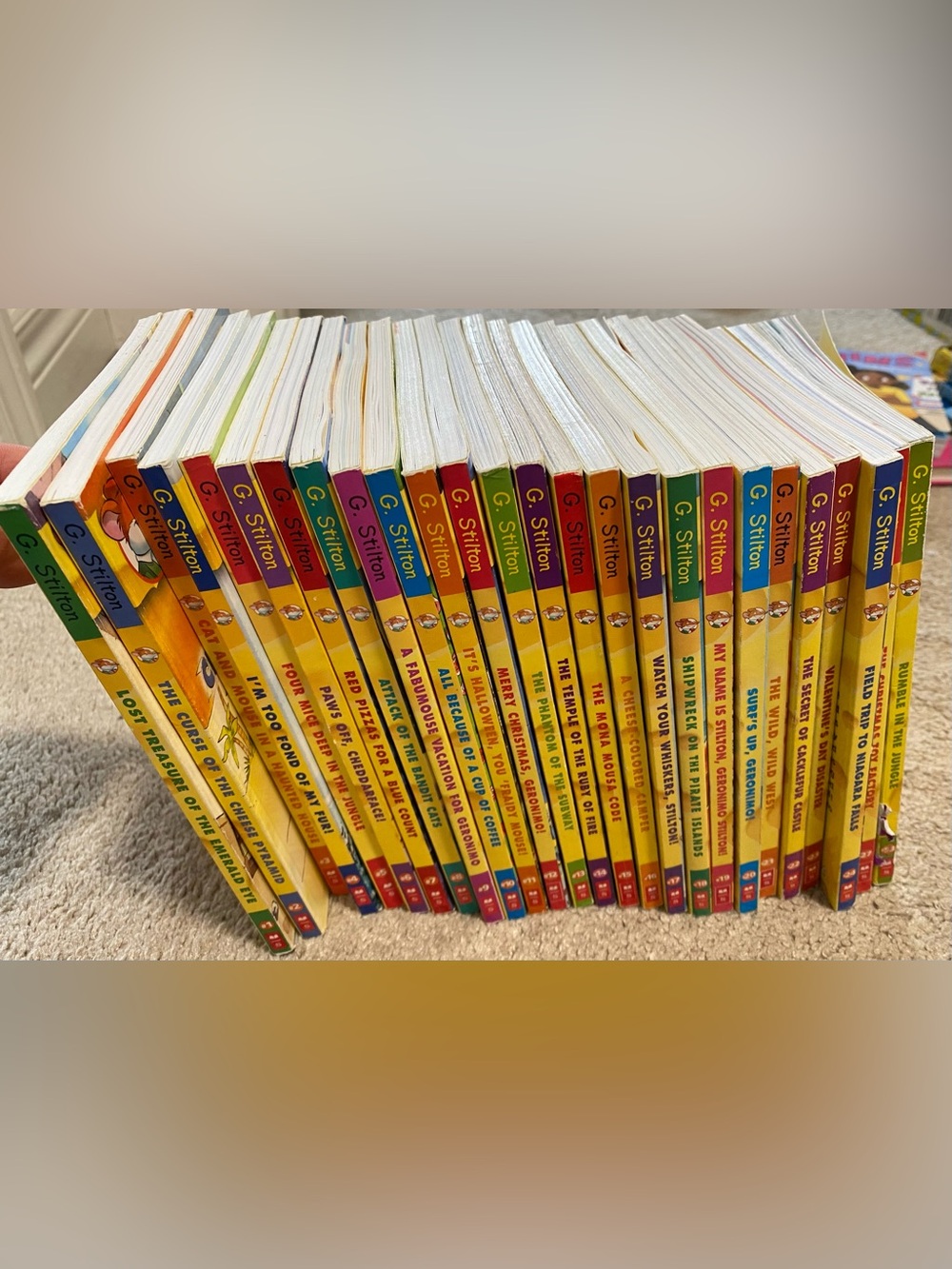 Geronimo Stilton Chapter Book Collection books 1-24, 27 and 53
